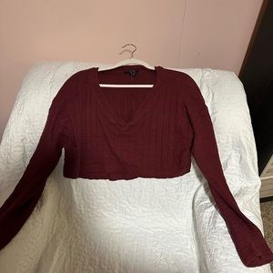 Forever 21 Vneck cropped top